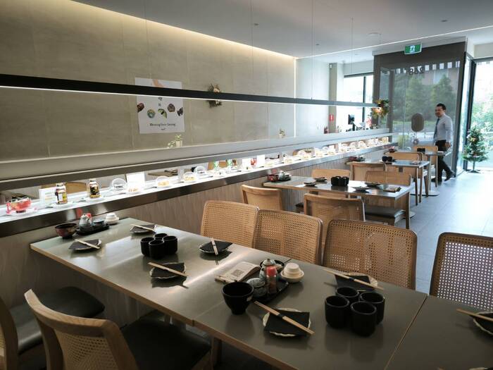 一樓迴轉壽司區