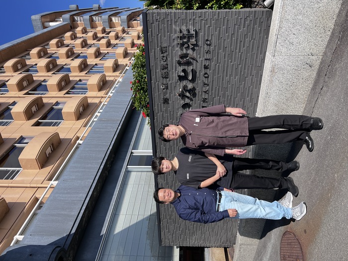 趙汝斌與實習單位主管及訪視老師合影